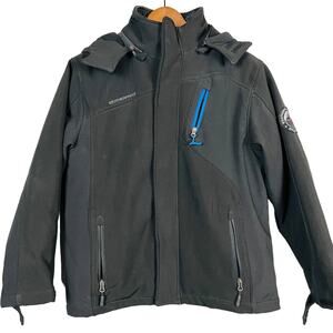 Weatherproof Ultratech Lined Jacket Full Zip and Snap Black - L